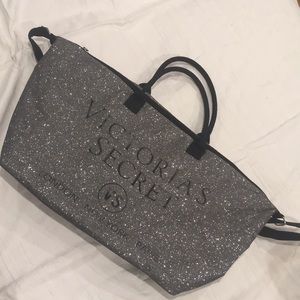Victoria's Secret large silver tote